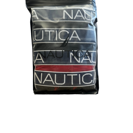 Nautica Men’s Woven Boxer Briefs (4-Pack) - Comfortable and Stylish Underwear, Size L