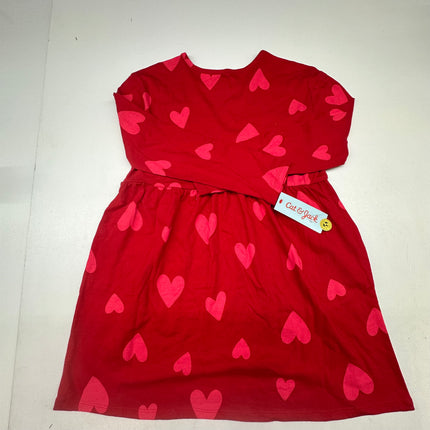 Cat & Jack Girls’ Red Heart Dress, New