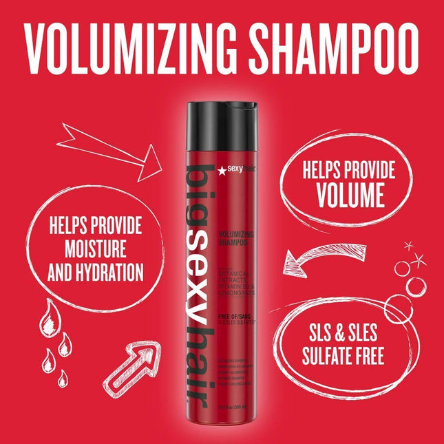 Sexy Hair Big Sexy Hair Sulfate-Free Volumizing Shampoo 10.1 oz - New