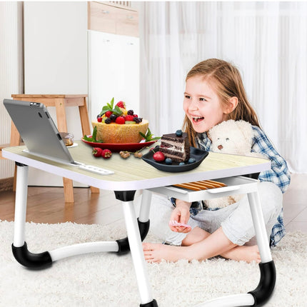 Zapuno Laptop Lap Desk, Foldable Laptop Table Tray, New With Imperfection
