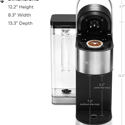 Keurig K-Supreme Plus Single Serve Coffee Maker Stainless Steel Used
