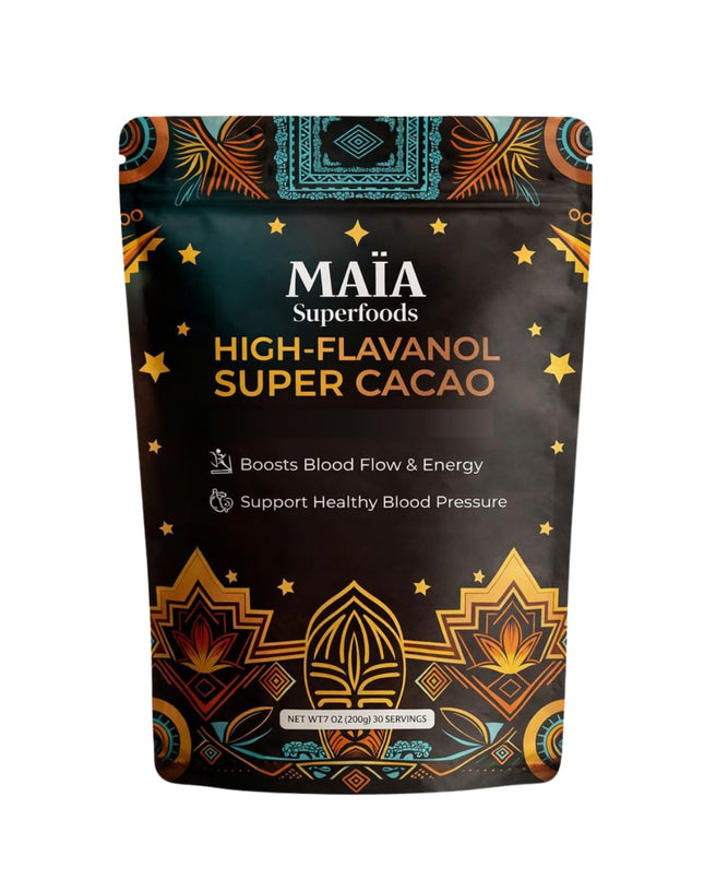 Maia Ceremonial Cacao | Super Cacao | High Flavanols | Supports Healthy Blood Pressure