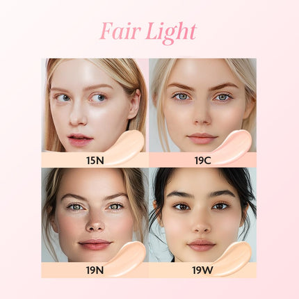 Milktouch Cushion Foundation, 24H Flawless Skin, Radiant Shine - Korean Foundation - 03 Natural Beige