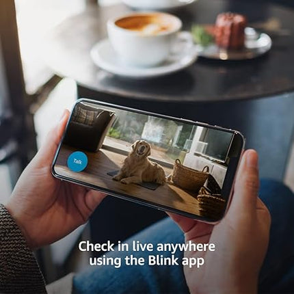 Blink Mini Compact Indoor Smart Security Camera (2-Pack) - Black (Open Box)