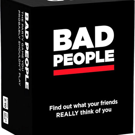 Bad People - Find Out What Your Friends Really Think of You - Hilarious Adult Party Game - Ages 17+