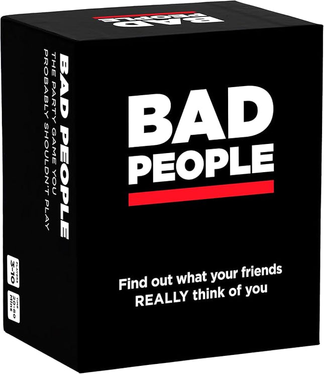 Bad People - Find Out What Your Friends Really Think of You - Hilarious Adult Party Game - Ages 17+