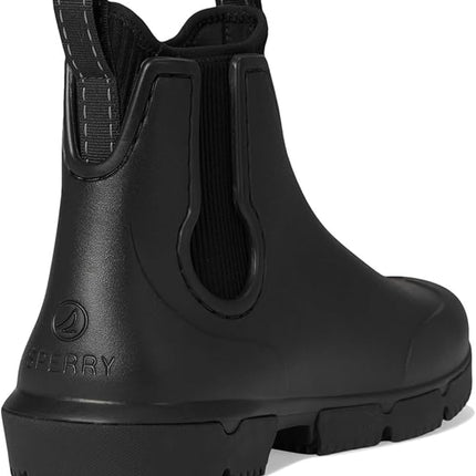Sperry Float Rain Boots for Men, Black, Waterproof, Size 9 - New