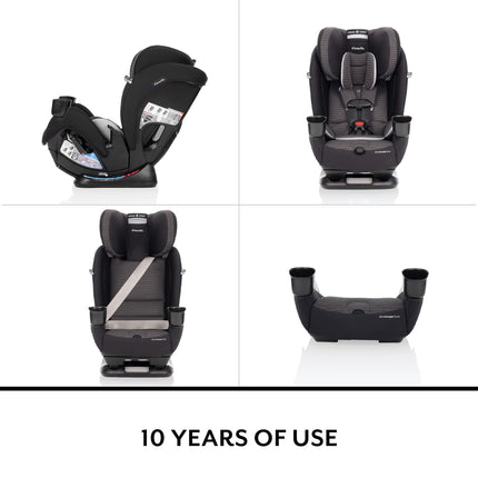 Evenflo All4Stages Slim 4-in-1 Convertible Car Seat Black
