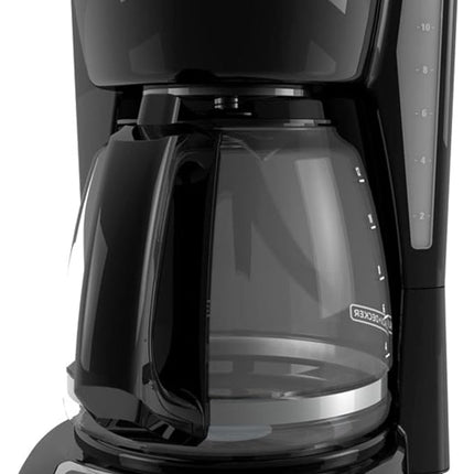 BLACK+DECKER 12-Cup Programmable Digital Coffee Maker - Black (open box, Without Carafe)