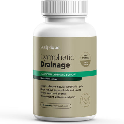 Sculptique Lymphatic Drainage Supplement – Lymphatic Drainage Capsules - 60 capsules