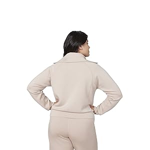SPANX AirEssentials 1/2 Zip Lunar Size 1X New
