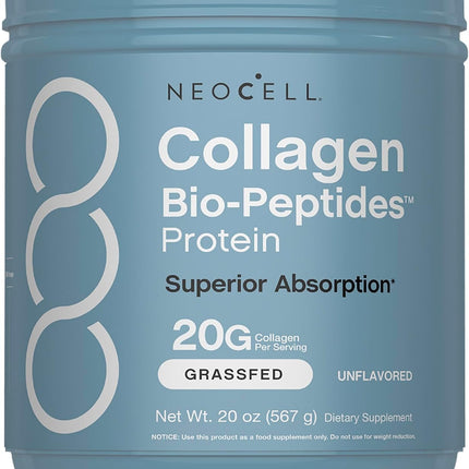 NeoCell Collagen Bio-Peptides Powder | 20oz | Super Hair, Skin, and Nails | Superior Absorption