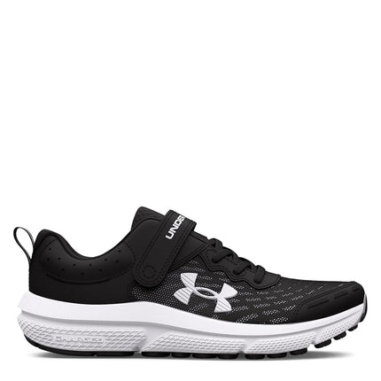 Under Armour Assert 10 AC Running Shoes 2E Wide Black Size 1Y Boys New
