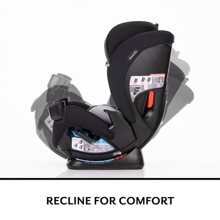 Evenflo All4Stages Slim 4-in-1 Convertible Car Seat Black