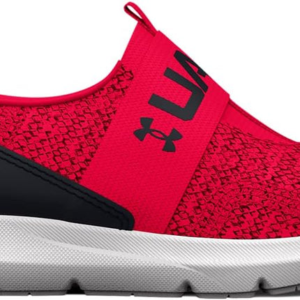 Under Armour UA BGS Surge 3 Slip-On Running Shoes Black Size 4Y New