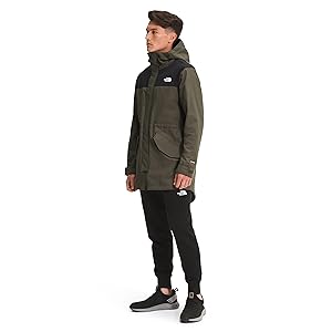 The North Face City Breeze Rain Parka Green/Black Size XXL New