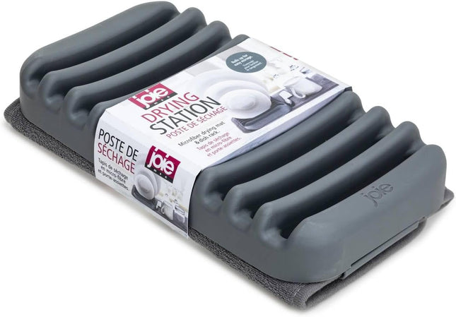 Joie Dish Drying Rack With Microfiber Mat