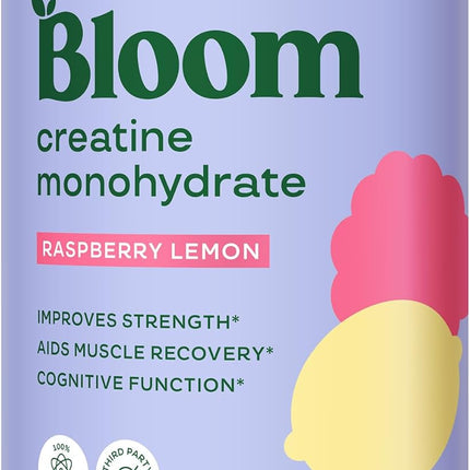 Bloom Nutrition Creatine Monohydrate Powder, 5g Micronized Creatine per Serving