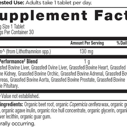 Ancient Nutrition Organ Supplements for Men, Once Daily Grass-Fed and Wild Organ Complex