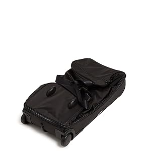 Vera Bradley Women's Foldable Rolling Duffel Bag Black One Size New