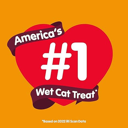 Hartz Delectables Squeeze Up Interactive Lickable Wet Cat Treats - Chicken & Veggies, 64 Count (2 Packs of 32), New