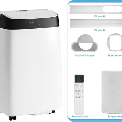 Portable Air Conditioner with Remote Control - Open Box, 10,000 BTU, 3-in-1 AC Unit