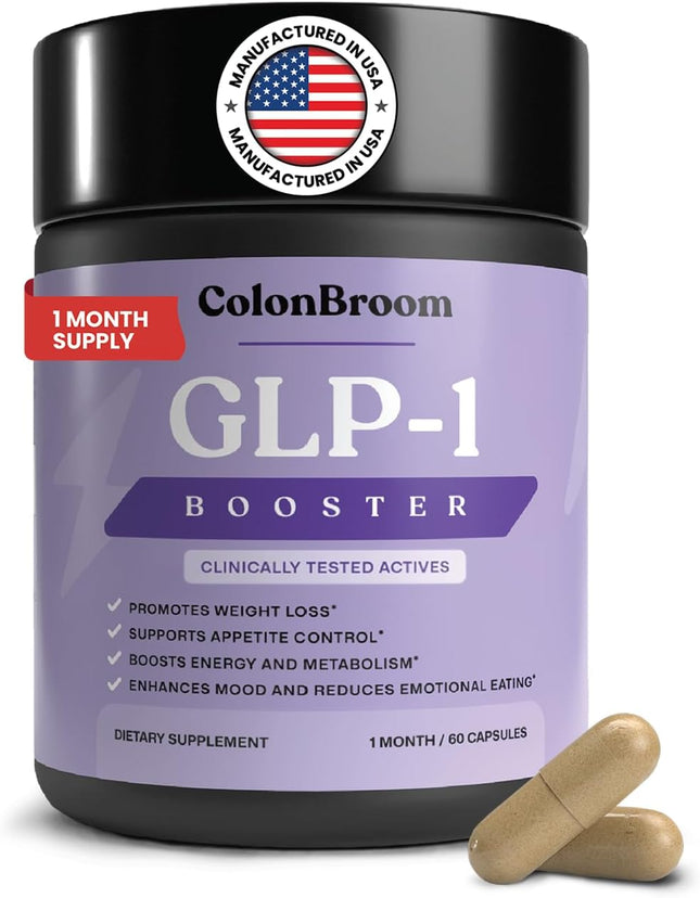 ColonBroom GLP-1 Weight Management Supplement for Women & Men - GLP1