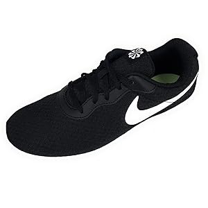 Nike Tanjun Running Shoes Black/White Men Size 8.5 New