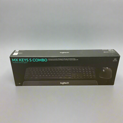 Logitech MX Keys S Combo Keyboard and Mouse Set - Wireless, Ergonomic, Backlit, New