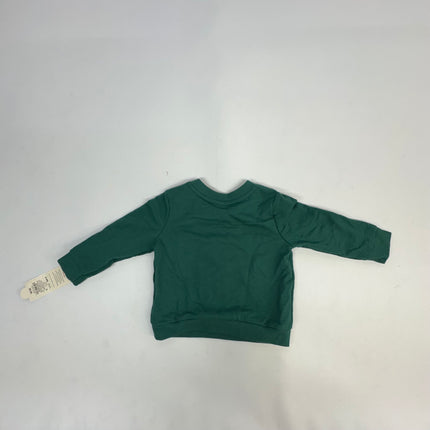 Cat & Jack Baby “Snuggle Season” Green Sweatshirt, New