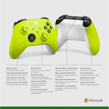 Microsoft Xbox Wireless Controller - Electric Volt for Xbox Series X/S, Xbox One, Windows | Open Box