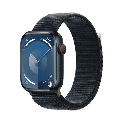 Apple Watch Series 9 (GPS + Cellular) 45mm Aluminum Case - Open Box, Midnight Sport Loop (2023)