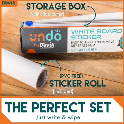 Undo by Davik White Board Sticker