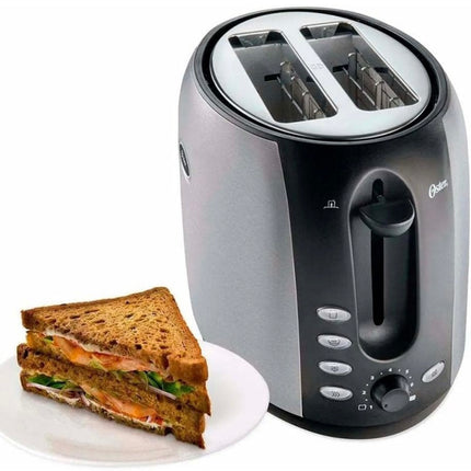 Oster 2-Slice Stainless Steel Toaster with Extra-Wide Slots - New