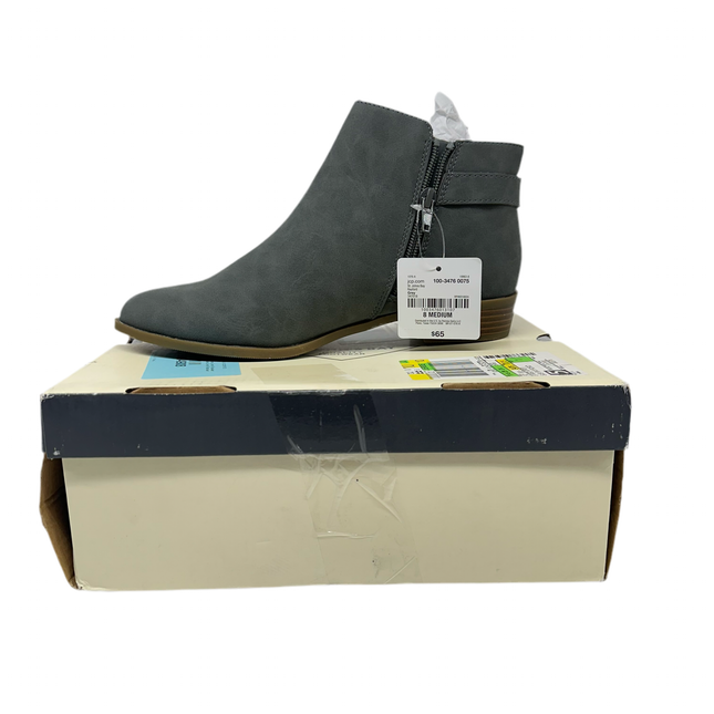 St. John’s Bay Rayford Grey Ankle Boots - Women’s Size 8 - Open Box