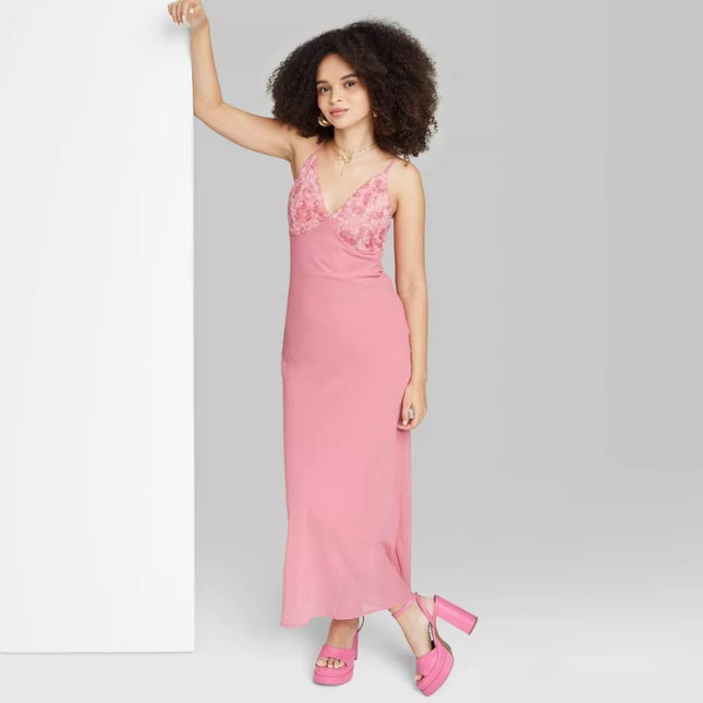Wild Fable Pink Maxi Dress XL - New