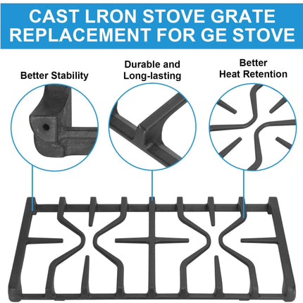 WB31X27151 Stove Grate Replacement Parts for GE Gas Stove - New Open Box