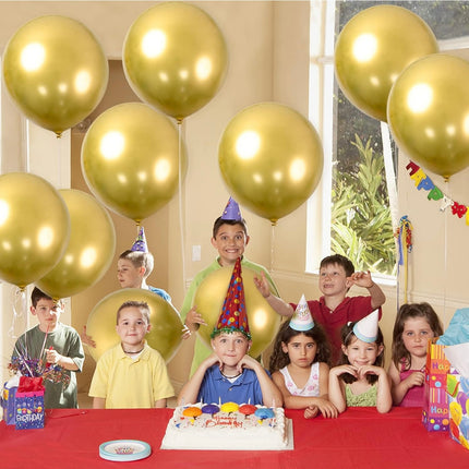 30pcs Gold Balloons 18 Inch Large Gold Metallic Chrome Balloons