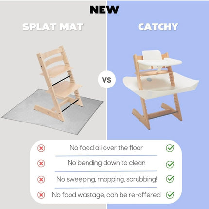 CATCHY Food Catcher for Stokke Tripp Trapp High Chair - New Open Box