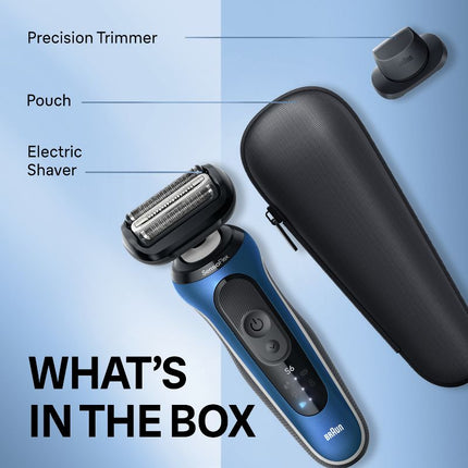 Braun Series 6 Electric Razor –  Waterproof & Rechargeable Open Box,