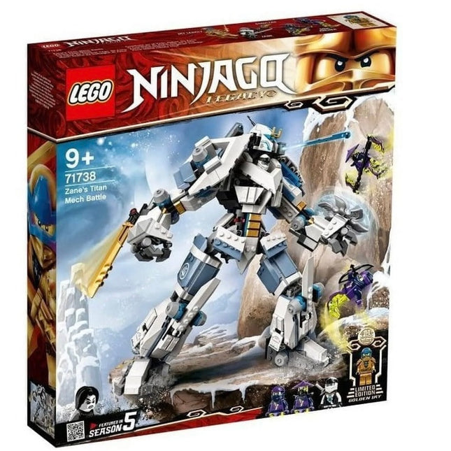 LEGO Ninjago Zane’s Titan Mech Battle 71738 - 840 Pieces - New