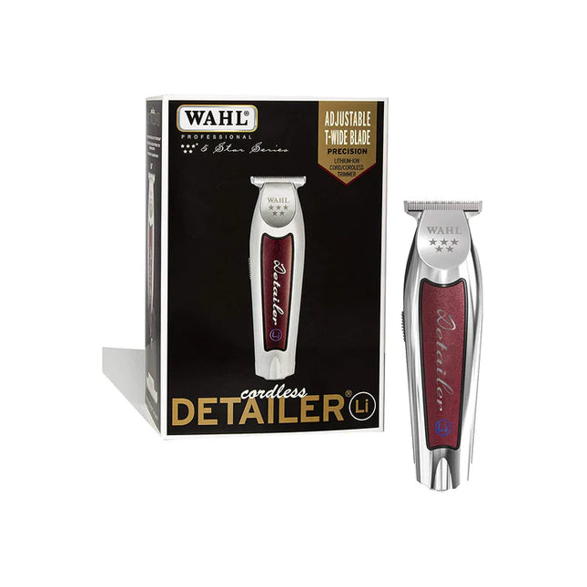 Wahl Professional 5 Star Cordless Detailer Li Trimmer T Wide Blade, Lithium-Ion Battery