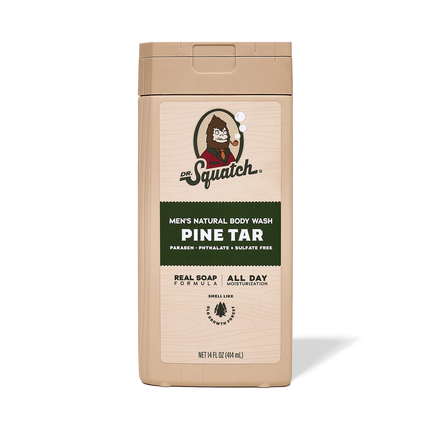 DR. SQUATCH Body Wash - Pine Tar - 14 fl Oz