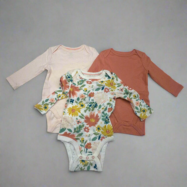 Baby Bodysuits, Size 3-6 Months New without tags 3-Pack