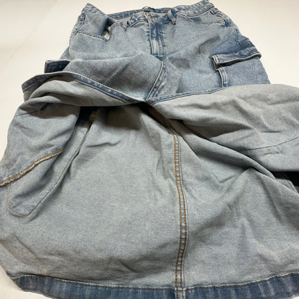 Wild Fable Women’s Denim Cargo Skirt, Size L, New Without Tags
