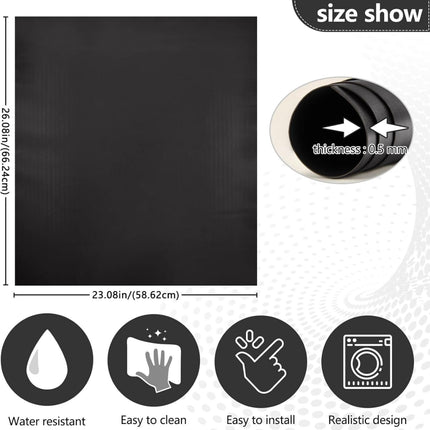 Black Dishwasher Magnet Cover, New