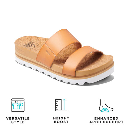 Reef Cushion Vista Hi Slides Brown Size 9 US / 7 UK – New