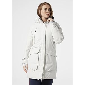 Helly Hansen RWB Down Parka Nimbus Cloud Size XS New