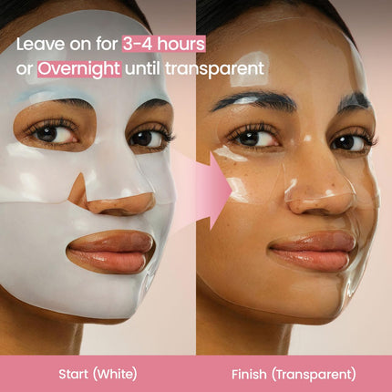 BIODANCE Bio-Collagen Real Deep Mask, Hydrating Overnight Hydrogel Face Mask, Pore Minimizing - 4 Pack