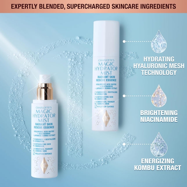 Charlotte Tilbury Magic Hydrator Face Mist - Hydrating Facial Spray for an Instant, Dewy Glow
